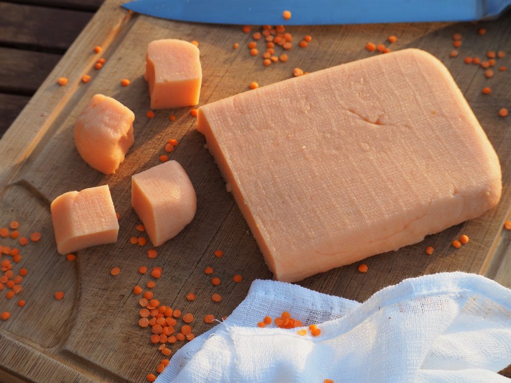 domowe 'tofu' z soczewicy